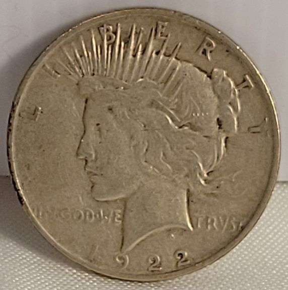 1922-D Peace Silver Dollar- F