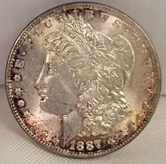 1887 Morgan Silver Dollar - BU
