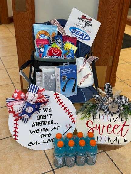 Baseball Chair & supplies & gift card