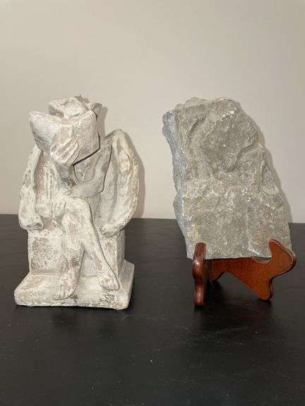 Gargoyle and slab