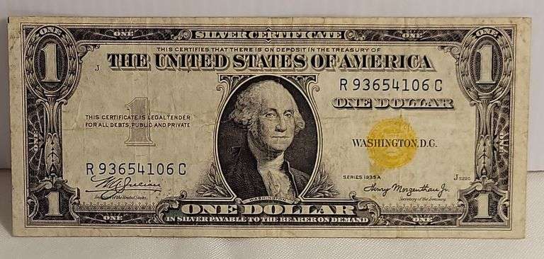 1935-A $1 Silver Certificate-WWII