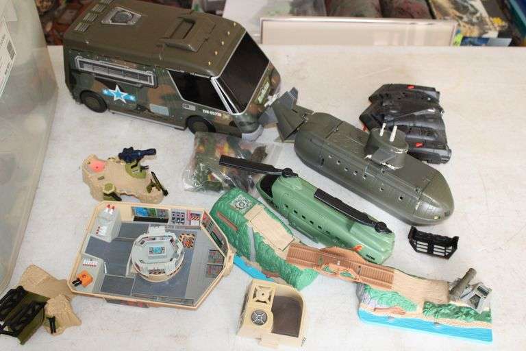 Lot De 4 Véhicules Micro Machines Military - Années 90 - Miniatures Army - Occasion