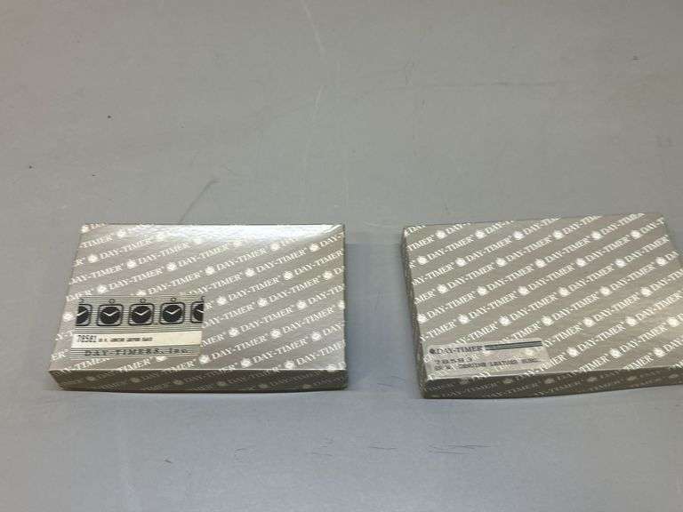 Day-Timer Leather Planner Set with Original Boxes