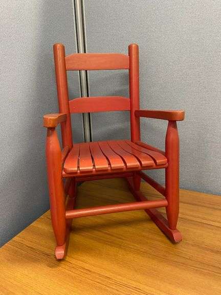 Child's rocking chair & toys
