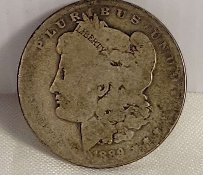 1889-O Morgan Silver Dollar-AG