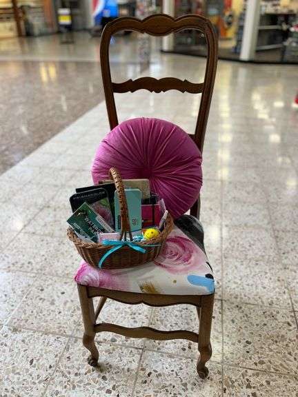 Hand Painted Chair & art supplies