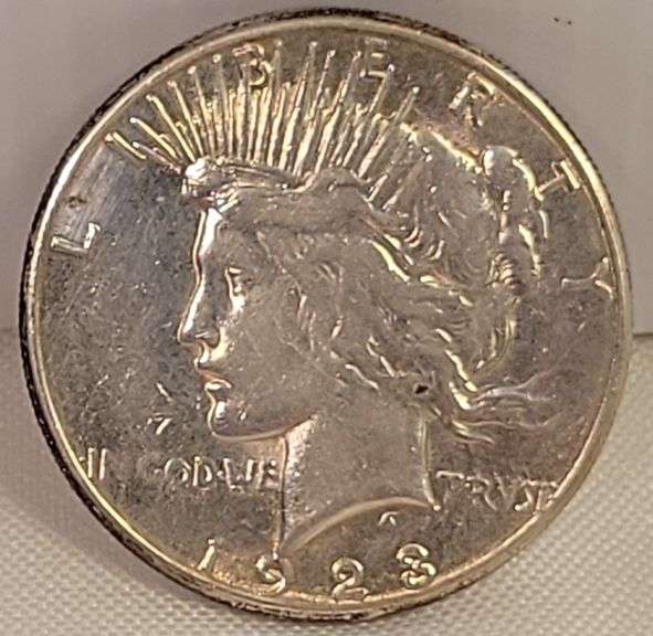 1923-S Peace Silver Dollar - BU