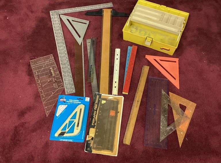 Rulers, Wallpaper Cutter, Paper Trimmer, etc. - Auction Ohio