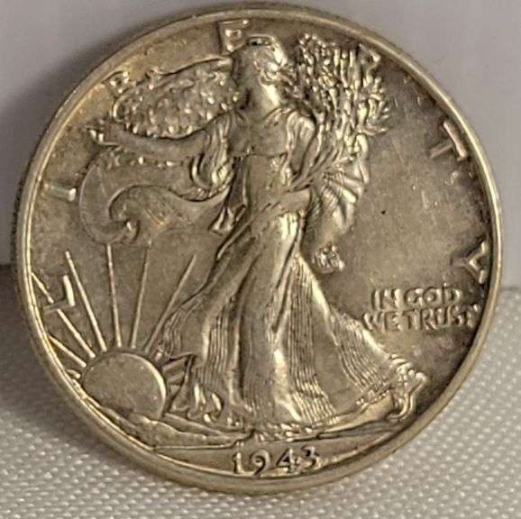 1943 Walking Half Dollar-UNC