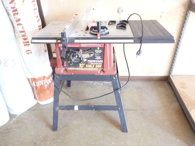 WORKING TRADESMAN BENCH POWER TOOLS 10" TABLE SAW MODEL 8032