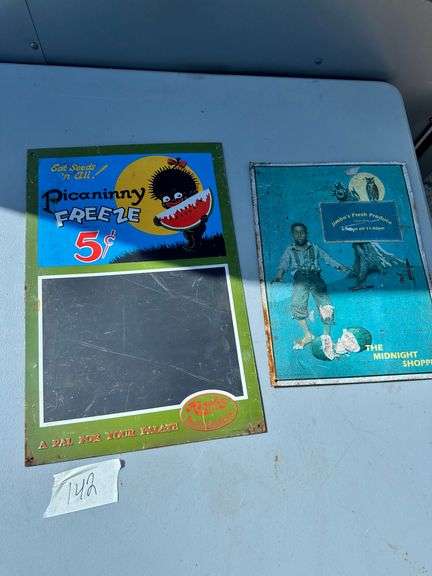 Baby Ruth Sign & Metal Ad - Auction Ohio