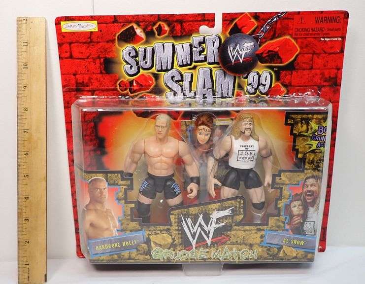 1999 WWF Summerslam 99 Grudge Match Hardcore Holly & Al Snow HEAD Figures