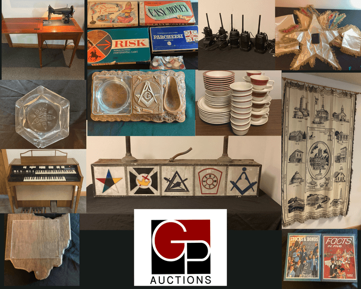 Online Auction – Unique Masonic & Eastern Star Memorabilia, Vintage Collectibles, & More!