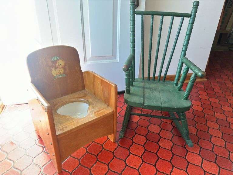 Vintage Rocking & Potty