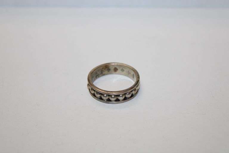 Small 5mm Silver Ball Ring main image 1