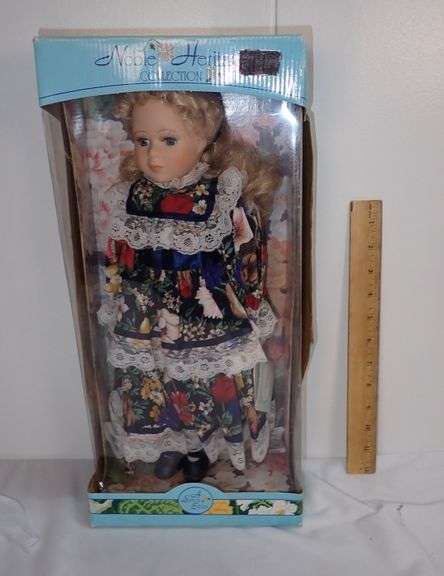 Ceramic glass eyed doll from the  Noble Heritage Special Edition collection