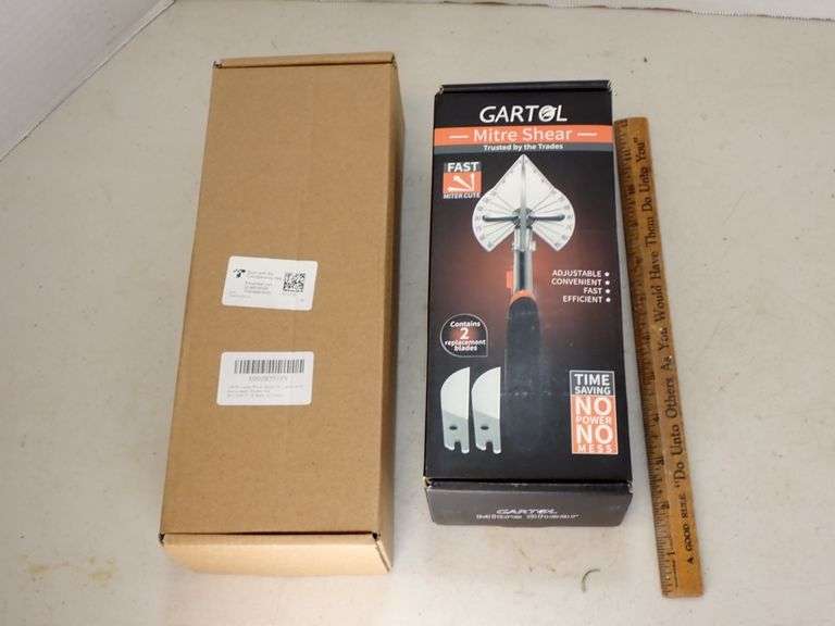 TWO PACK IN BOX - LARGE MITER SHEAR TOOLS w/replacement blades