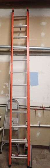WERNER COMMERCIAL 24' LADDER EXTRA HEAVY DUTY PROFESSIONAL 300LB TYPE 1A