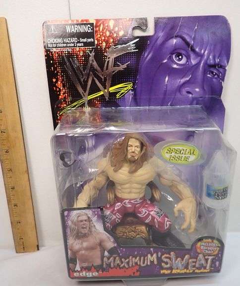 1999 WWF Jakks Pacific Maximum Sweat Special Issue Edge Includes Baroque Chair