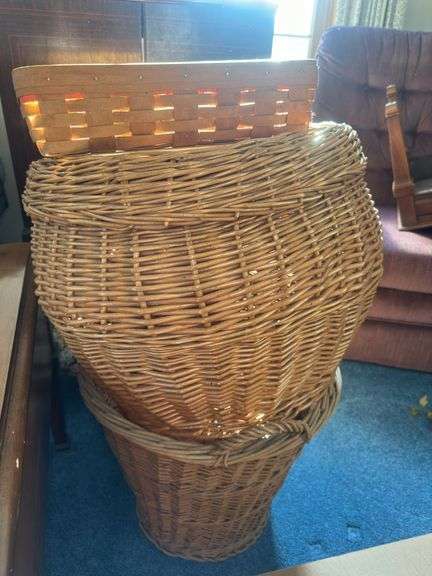 Large Lot of Misc. Baskets (one Longaberger)