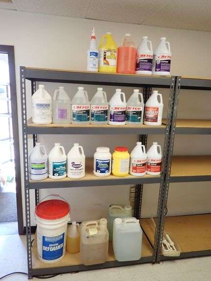 CARPET CLEANING CHEMICALS - ALL ARE NEW OR NEAR FULL