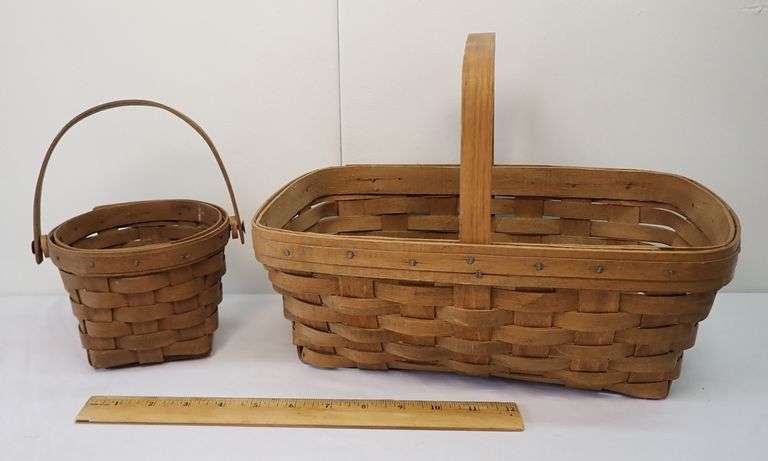 TWO 1983/84 Longaberger Baskets (over 40 years old)