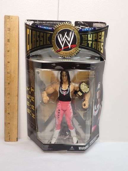 2004 Jakks Pacific Classic Superstars Bret Hitman Hart Action Figure