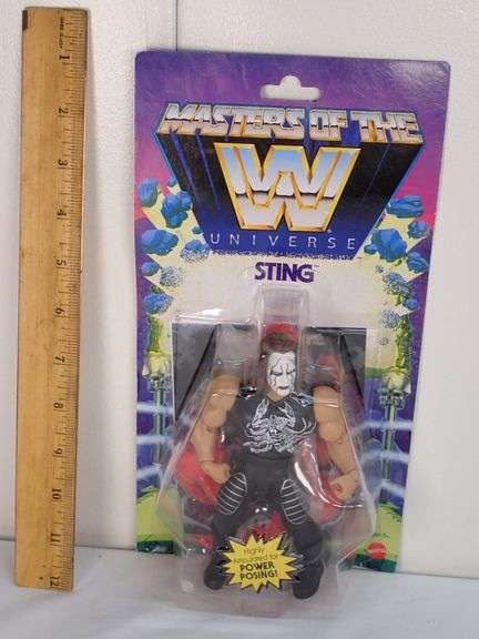 WWE Masters Of Universe STING Wrestling figure Mattel Toy MOTU Wave 1 AEW NWO