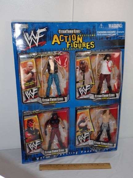 Titantron live wrestling Action figures collection 1999 WWF jakks pacific