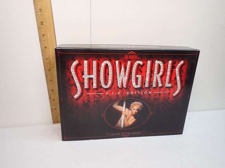 Showgirls VIP Ltd Ed DVD box set. Inc.: DVD Playing cards Shot glasses ...