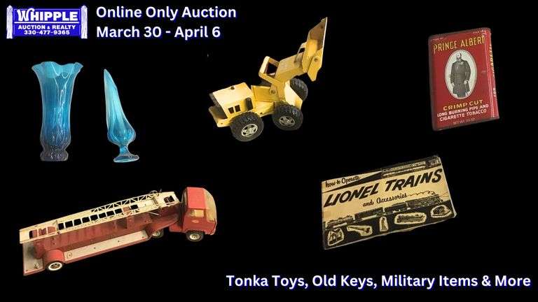 Tonka Toys, Old Keys, Military Items & More