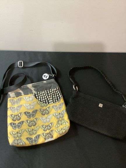 h.Naoto Butterfly Print Crossbody Bag