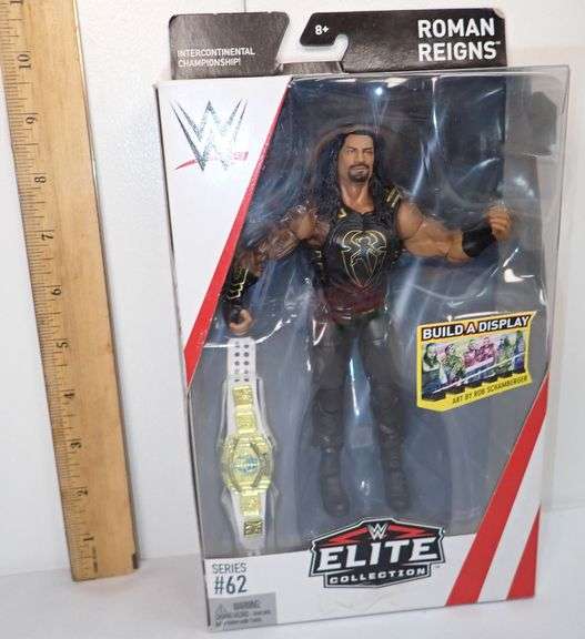 2018 Mattel W Elite Collection #62 Roman Reigns Action Figure.