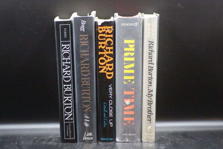 Book Lot *SIGNED* Richard Burton Very Close Up, Prime Time the Life of ...