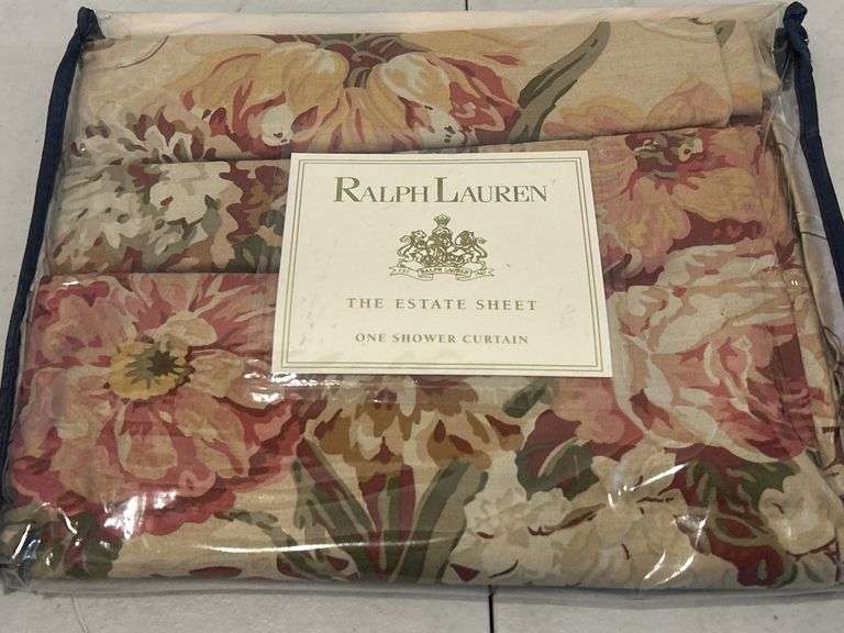 Ralph Lauren Shower Curtain Auction Ohio