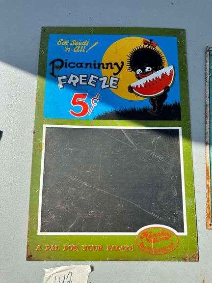 Baby Ruth Sign & Metal Ad - Auction Ohio