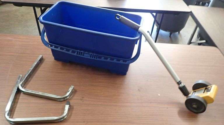 6gal Continental Squeegee Bucket - Hanger Racks - Tested Keson Measuring Wheel