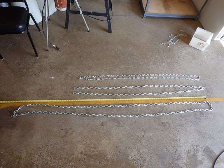 3 Lengths of thick chain 14ft - 10ft - 10ft