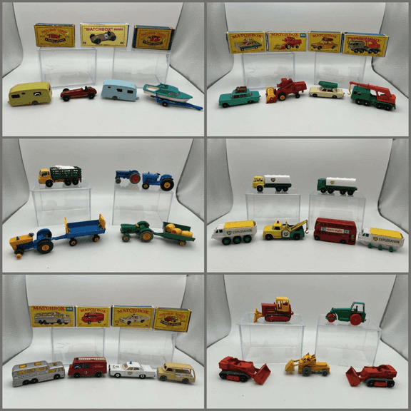 Lesney Matchbox Cars, Fire Trucks & Jewelry