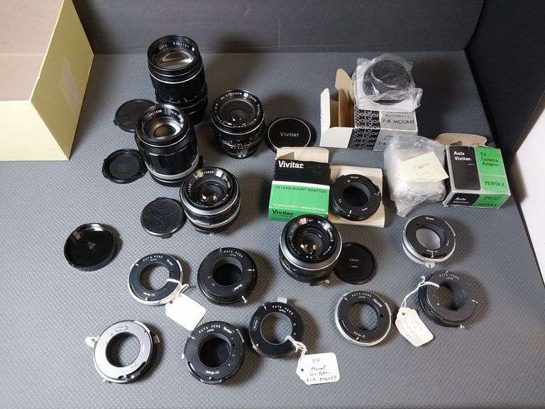 Large Lot of Vivitar Lens Units some with boxes - Auction Ohio