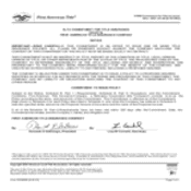 Thumbnail image of Preliminary Title Commitment