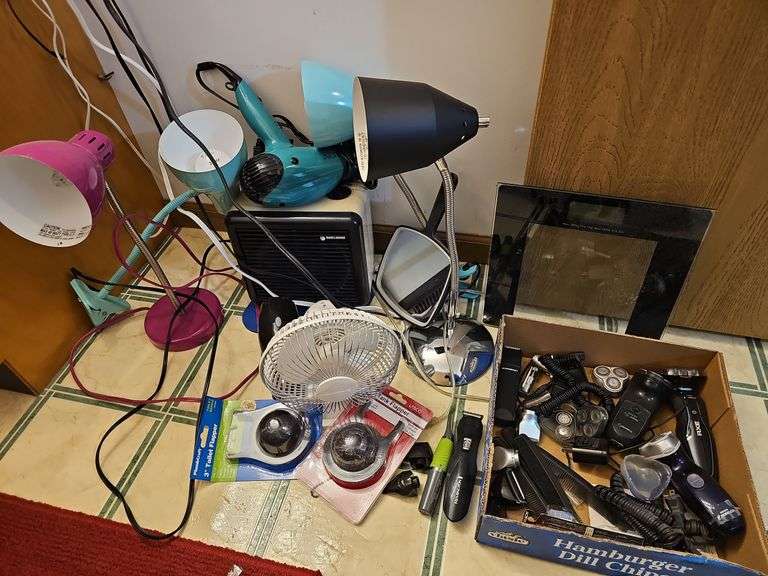 Lot of Lights, Fan, Heater, Grooming, Scale, etc.