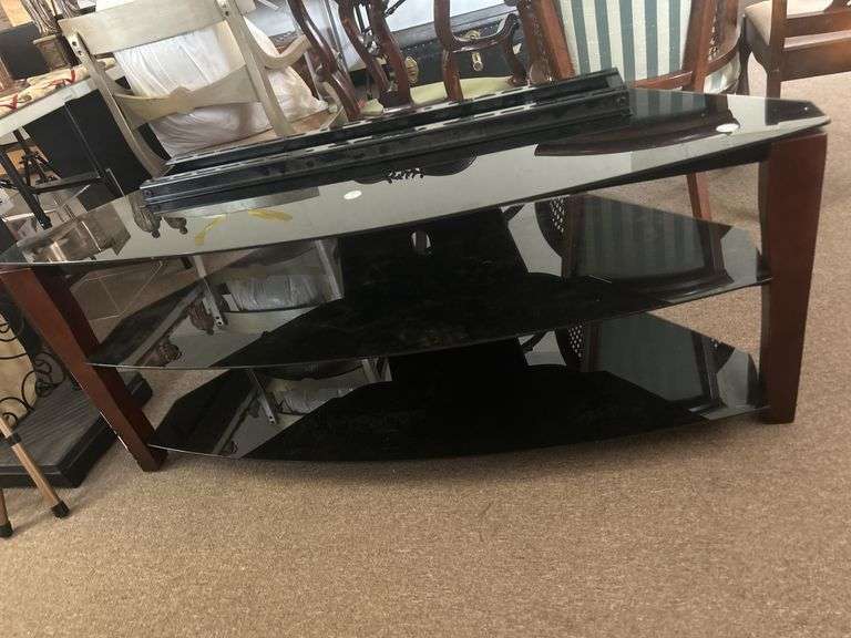 Tempered Glass TV Stand