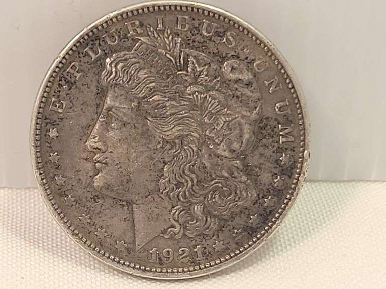 1921 Morgan Silver Dollar-XF