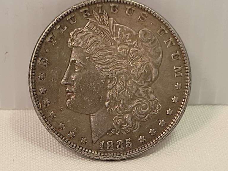 1885 Morgan Silver Dollar-XF
