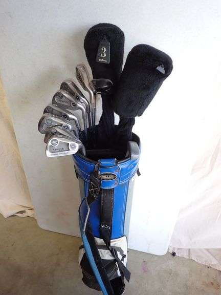11pc Golf Works Kinetic II C.E.R. Golf Club Set with fresh grips - right-hand