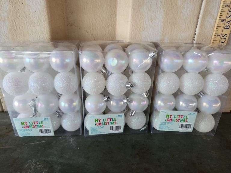 3 Packs Of 24 My Little Christmas Ornaments
