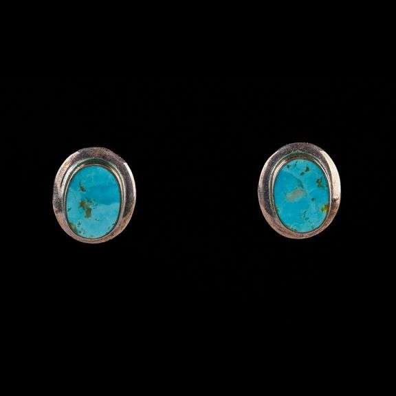 Bocco Sterling Silver and Turquoise Earrings