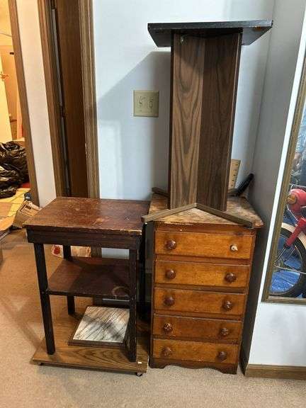 3 Wooden Side Tables