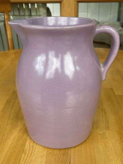 Light Purple Stoneware / Terra Pitcher – 8"